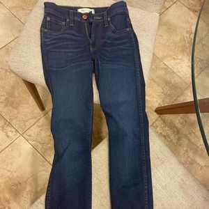 Madewell high rise skinny jeans